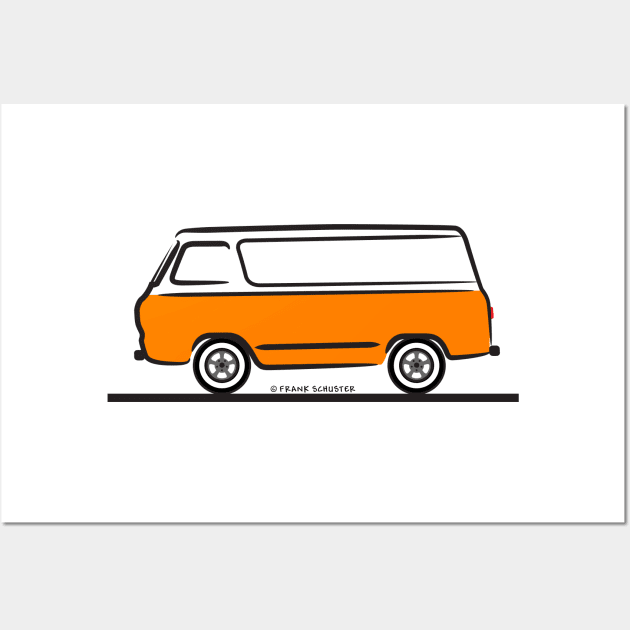 Ford Econoline 1960-1967 Wall Art by PauHanaDesign